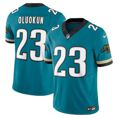Nike Foye Oluokun Jacksonville Jaguars Prowler Throwback Vapor F.U.S.E. Limited Jersey Teal