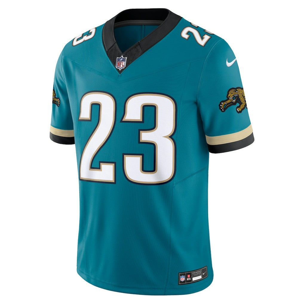 Nike Foye Oluokun Jacksonville Jaguars Prowler Throwback Vapor F.U.S.E. Limited Jersey Teal