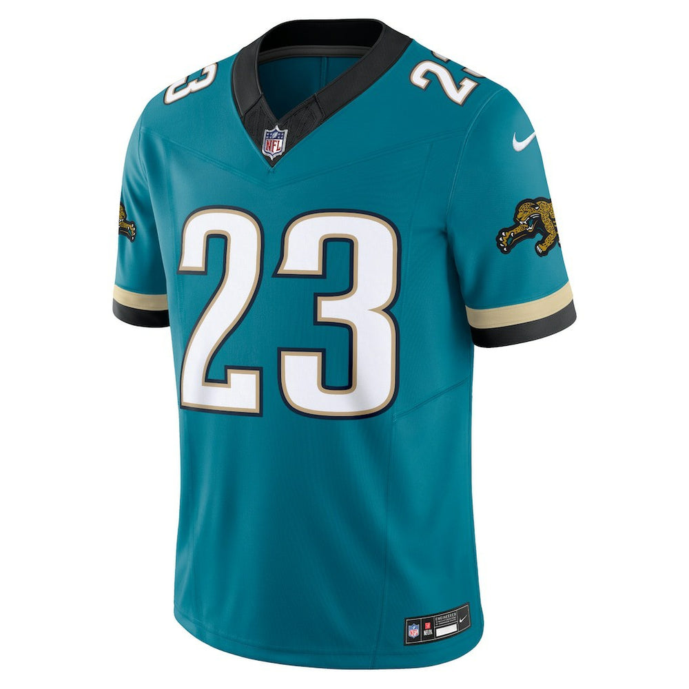 Nike Foye Oluokun Jacksonville Jaguars Prowler Throwback Vapor F.U.S.E. Limited Jersey Teal
