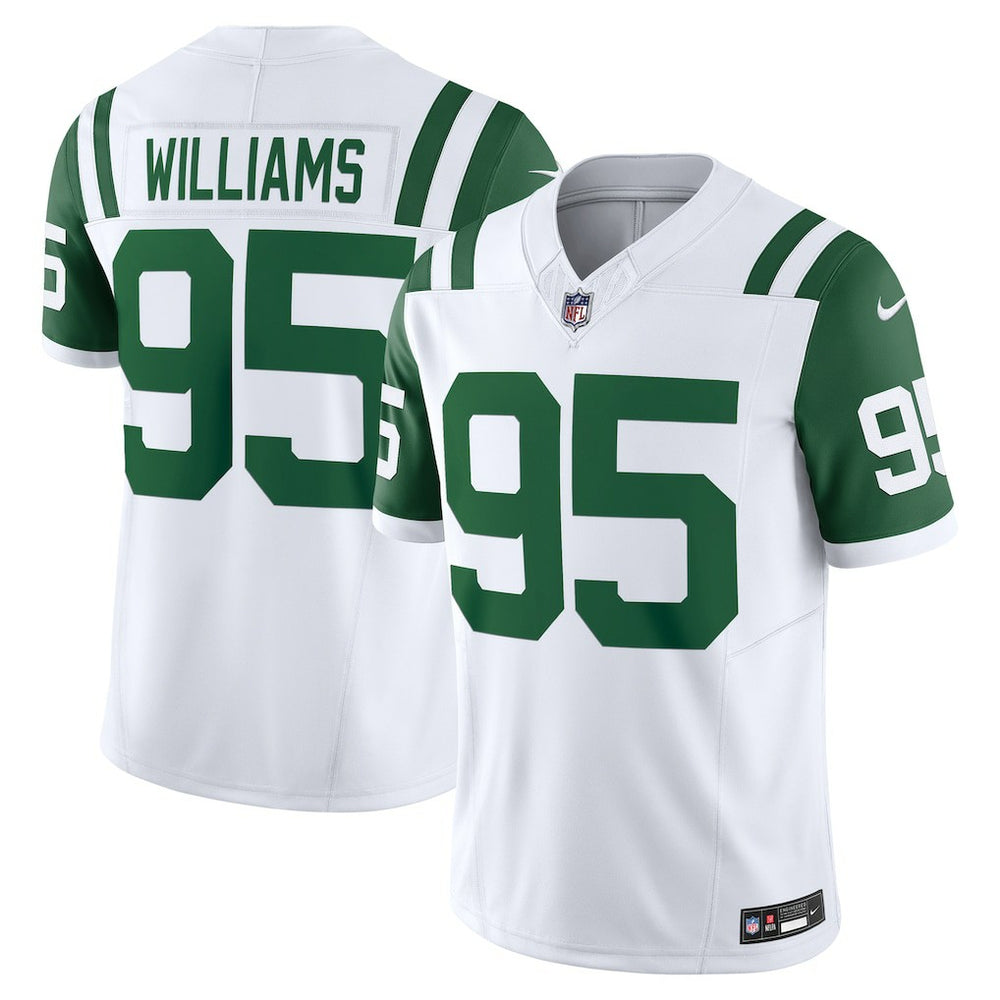 Nike Quinnen Williams New York Jets Classic Alternate Vapor F.U.S.E. Limited Jersey White