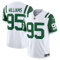 Nike Quinnen Williams New York Jets Classic Alternate Vapor F.U.S.E. Limited Jersey White