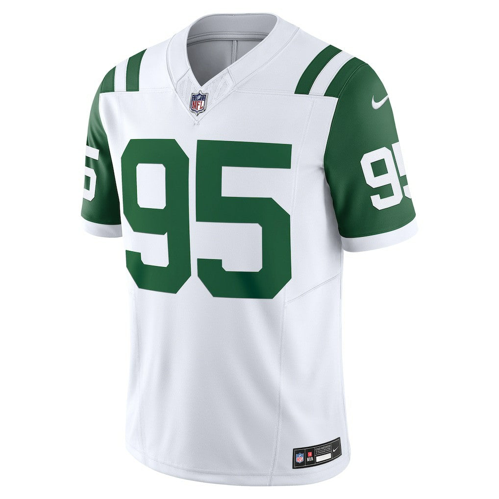 Nike Quinnen Williams New York Jets Classic Alternate Vapor F.U.S.E. Limited Jersey White