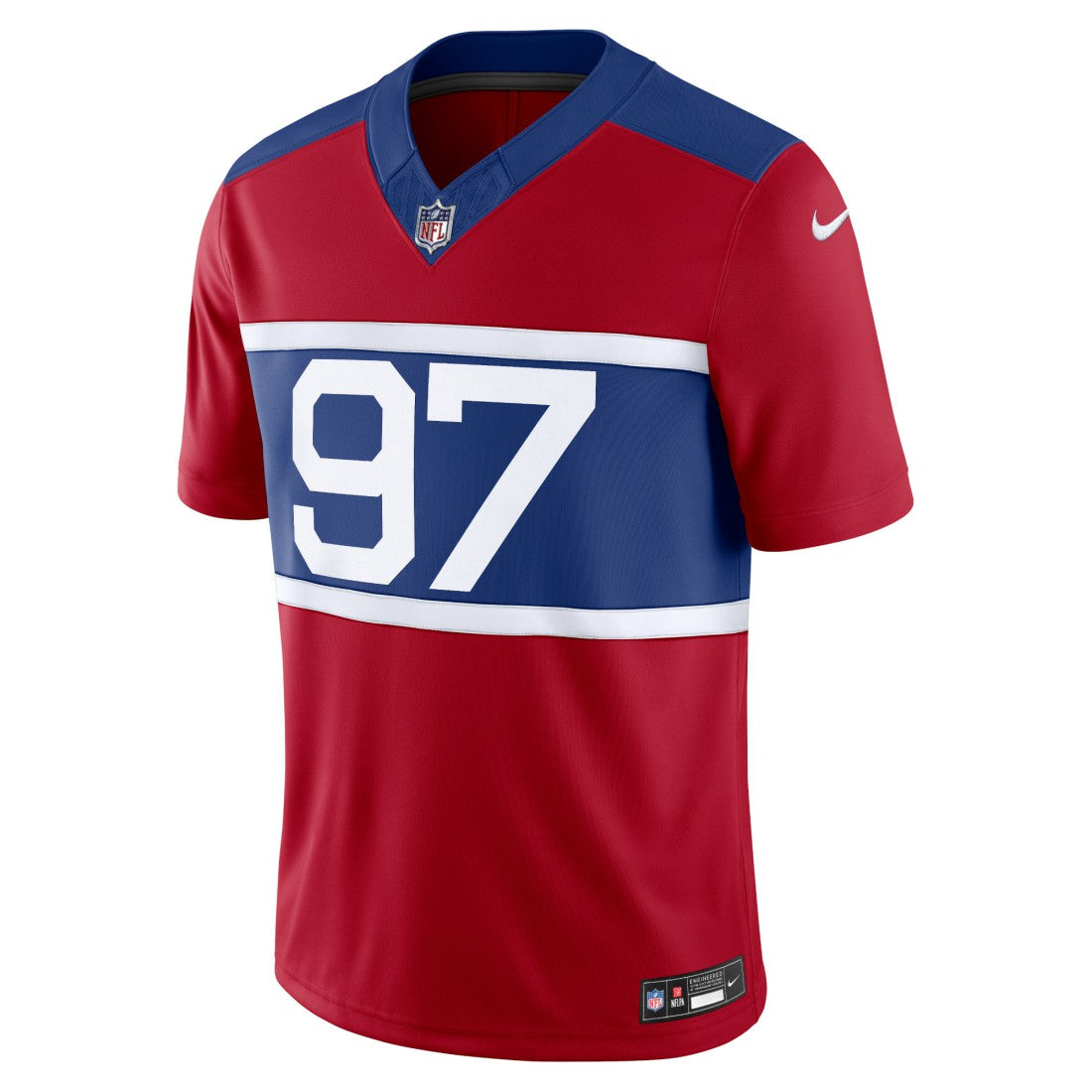 Nike Dexter Lawrence II New York Giants Alternate Vapor F.U.S.E. Limited Jersey Century Red