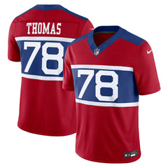 Nike Andrew Thomas New York Giants Alternate Vapor F.U.S.E. Limited Jersey Century Red