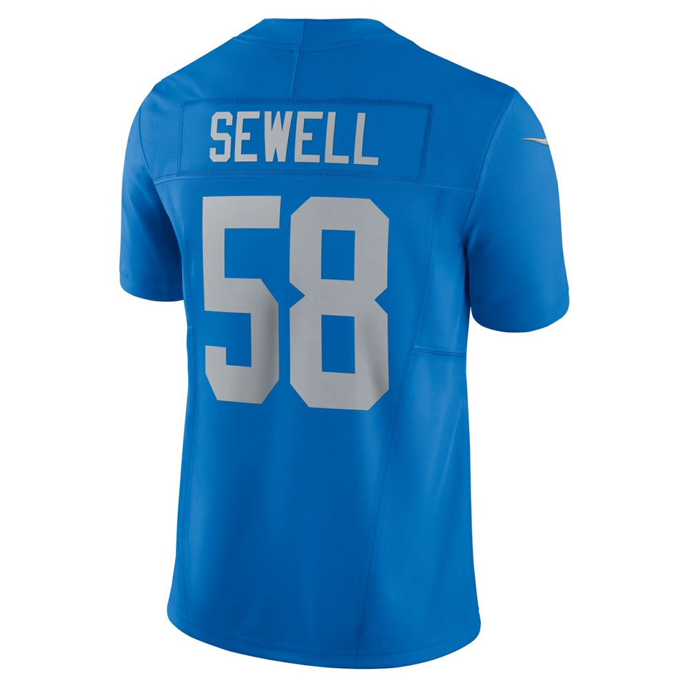 Nike Penei Sewell Detroit Lions Vapor F.U.S.E. Alternate Limited Jersey Blue