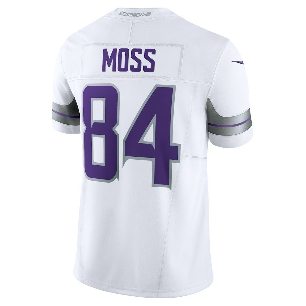 Nike Randy Moss Minnesota Vikings Alternate Vapor F.U.S.E. Retired Player Limited Jersey White