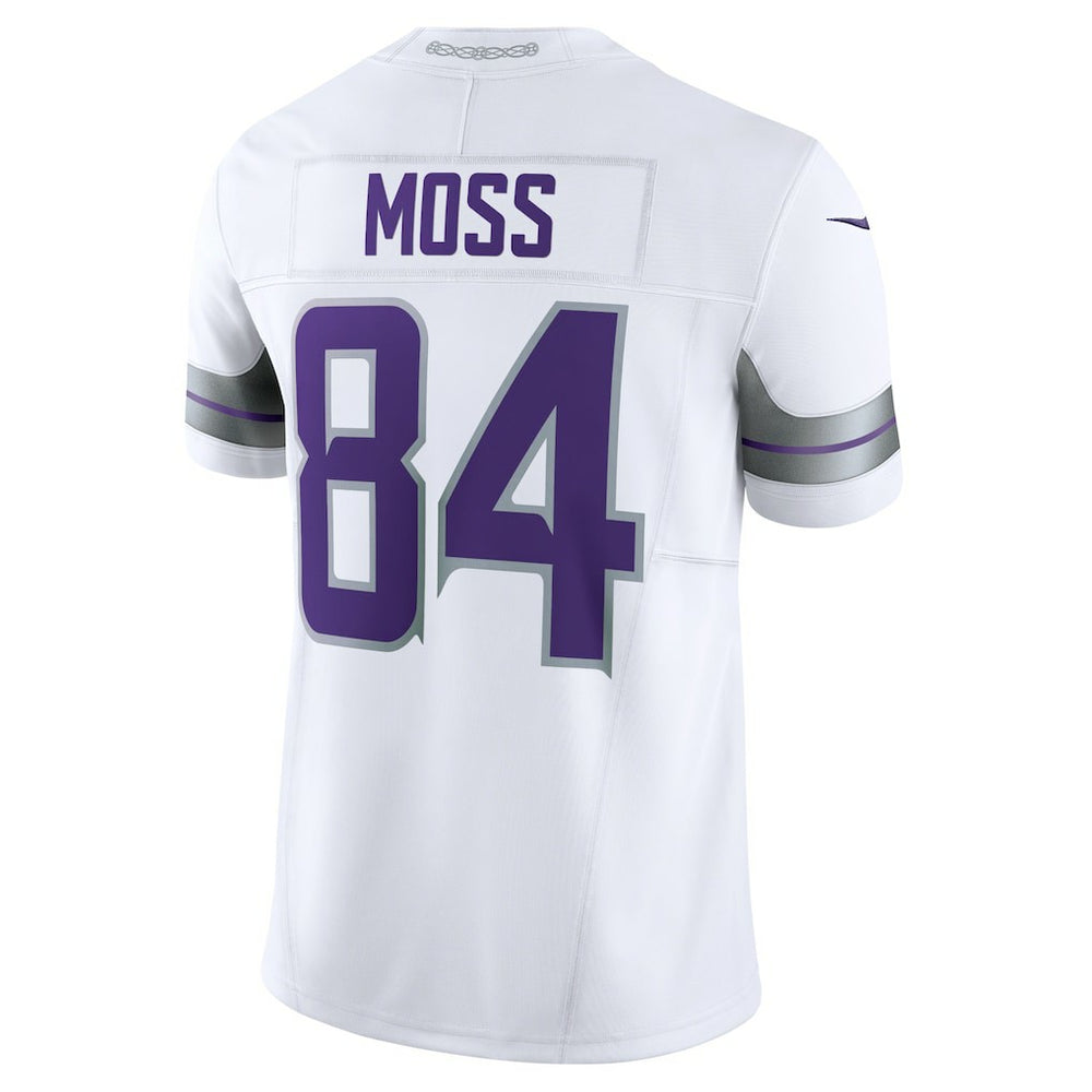 Nike Randy Moss Minnesota Vikings Alternate Vapor F.U.S.E. Retired Player Limited Jersey White