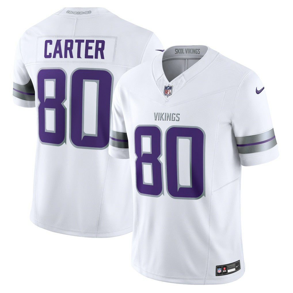 Nike Cris Carter Minnesota Vikings Alternate Vapor F.U.S.E. Retired Player Limited Jersey White