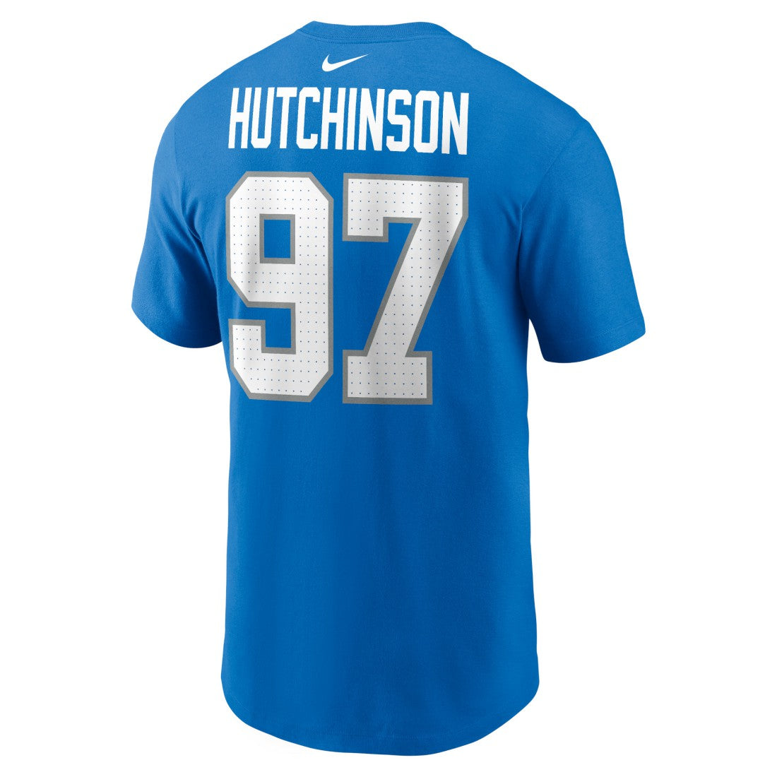Nike Aidan Hutchinson Detroit Lions Name & Number T-Shirt Blue