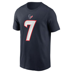 Nike C.J. Stroud Houston Texans Player Name & Number T-Shirt Navy