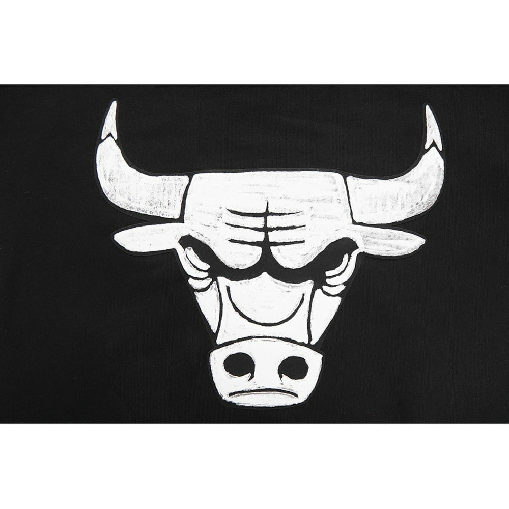 Chicago Bulls Pro Standard Women's 2023/24 City Edition Cropped Pullover Hoodie Black