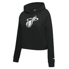 Miami Heat Pro Standard Women's 2023/24 City Edition Cropped Pullover Hoodie Black