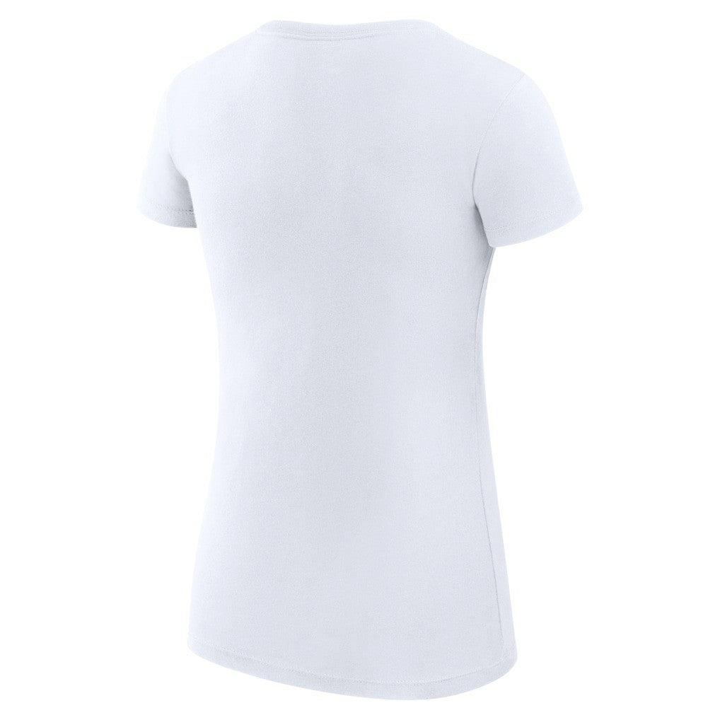 Dallas Mavericks G-III 4Her by Carl Banks Women's Super-Slim Fit Lightweight Basketball Girls T-Shirt White