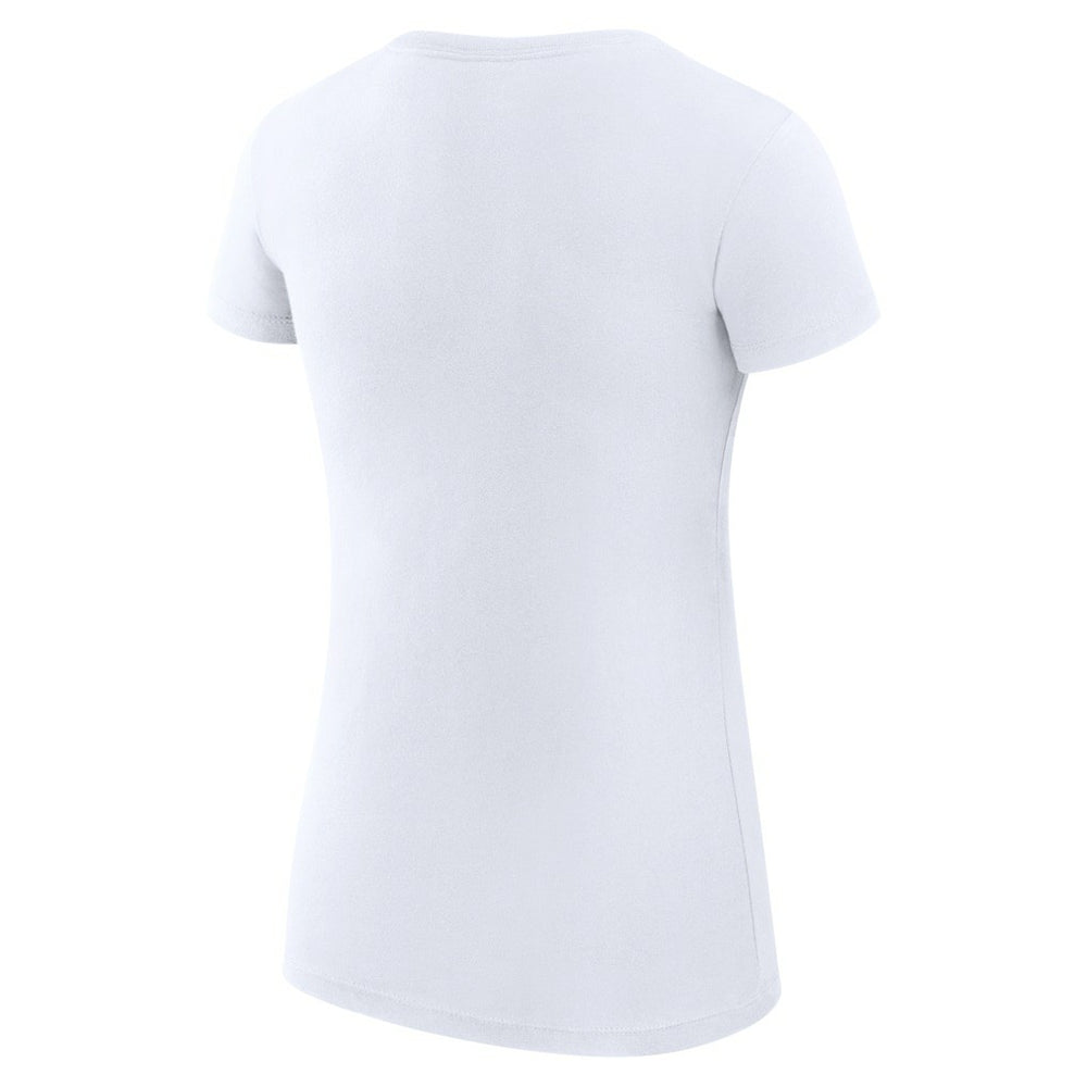 Golden State Warriors G-III 4Her by Carl Banks Women's Super-Slim Fit Lightweight Basketball Girls T-Shirt White