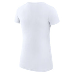 Minnesota Timberwolves G-III 4Her by Carl Banks Women's Super-Slim Fit Lightweight Basketball Girls T-Shirt White