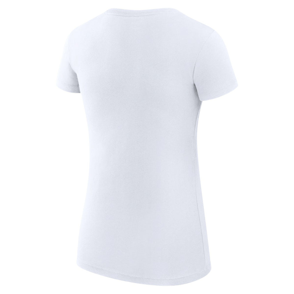 New York Knicks G-III 4Her by Carl Banks Women's Super-Slim Fit Lightweight Basketball Girls T-Shirt White