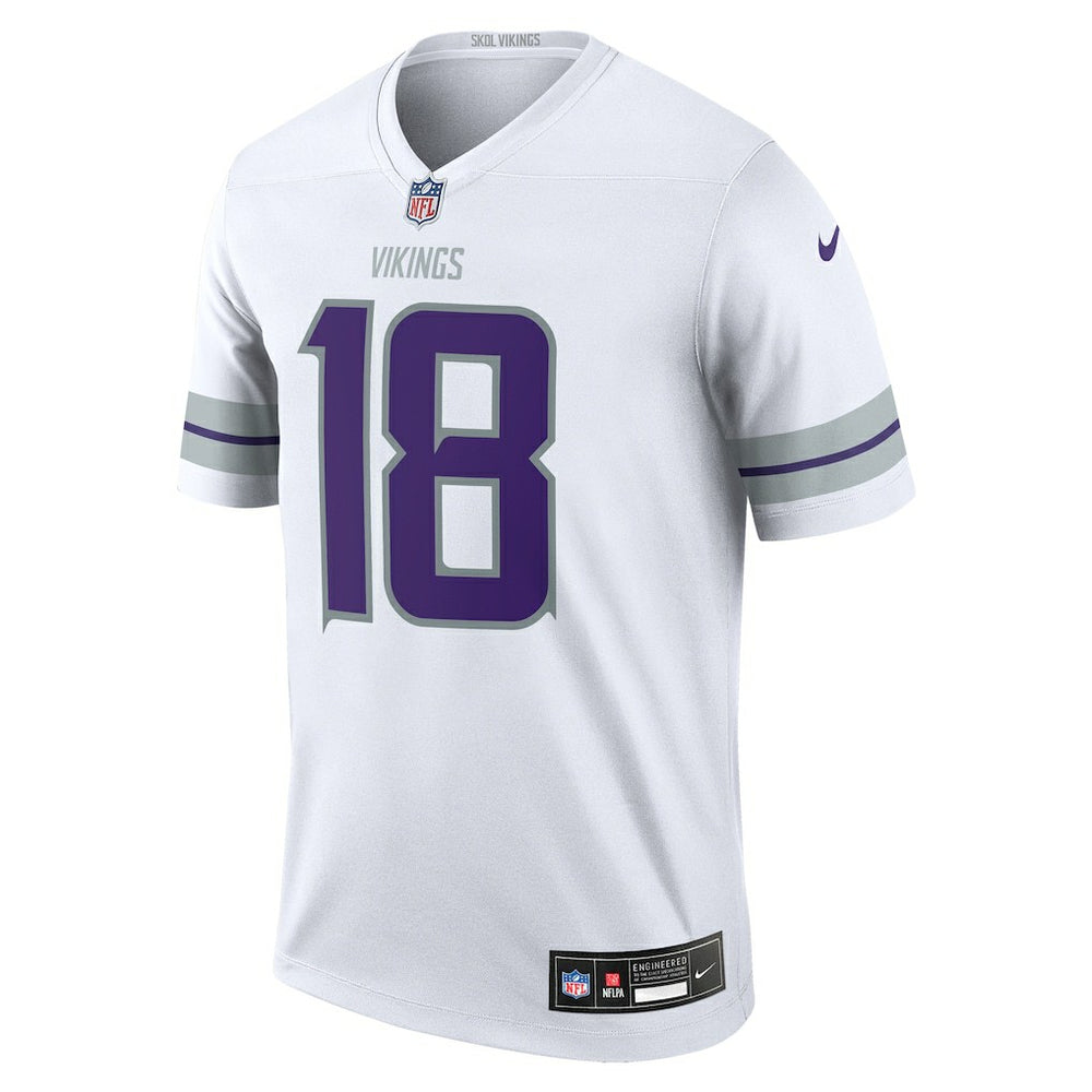 Nike Justin Jefferson Minnesota Vikings Legend Player Performance Top White