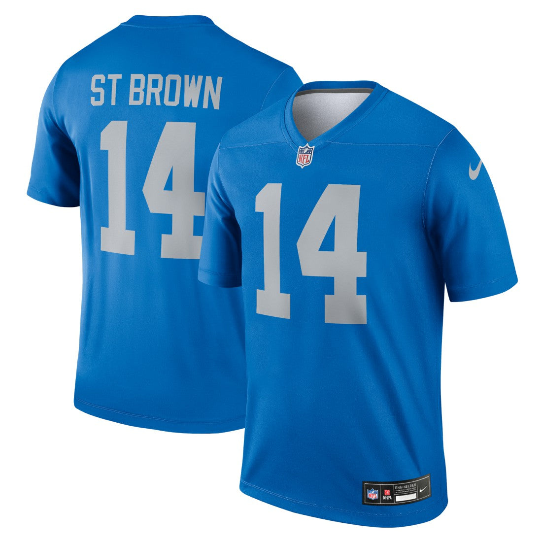 Nike Amon-Ra St. Brown Detroit Lions Legend Player Performance Top Blue