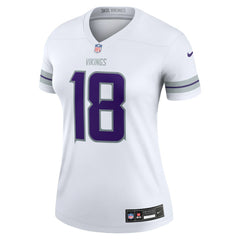 Nike Justin Jefferson Minnesota Vikings Women's Alternate Legend Player Performance Top White