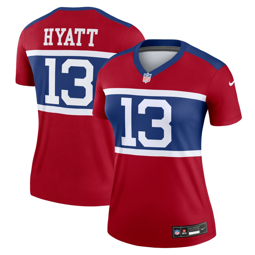 Nike Jalin Hyatt New York Giants Women's Alternate Legend Player Performance Top Red