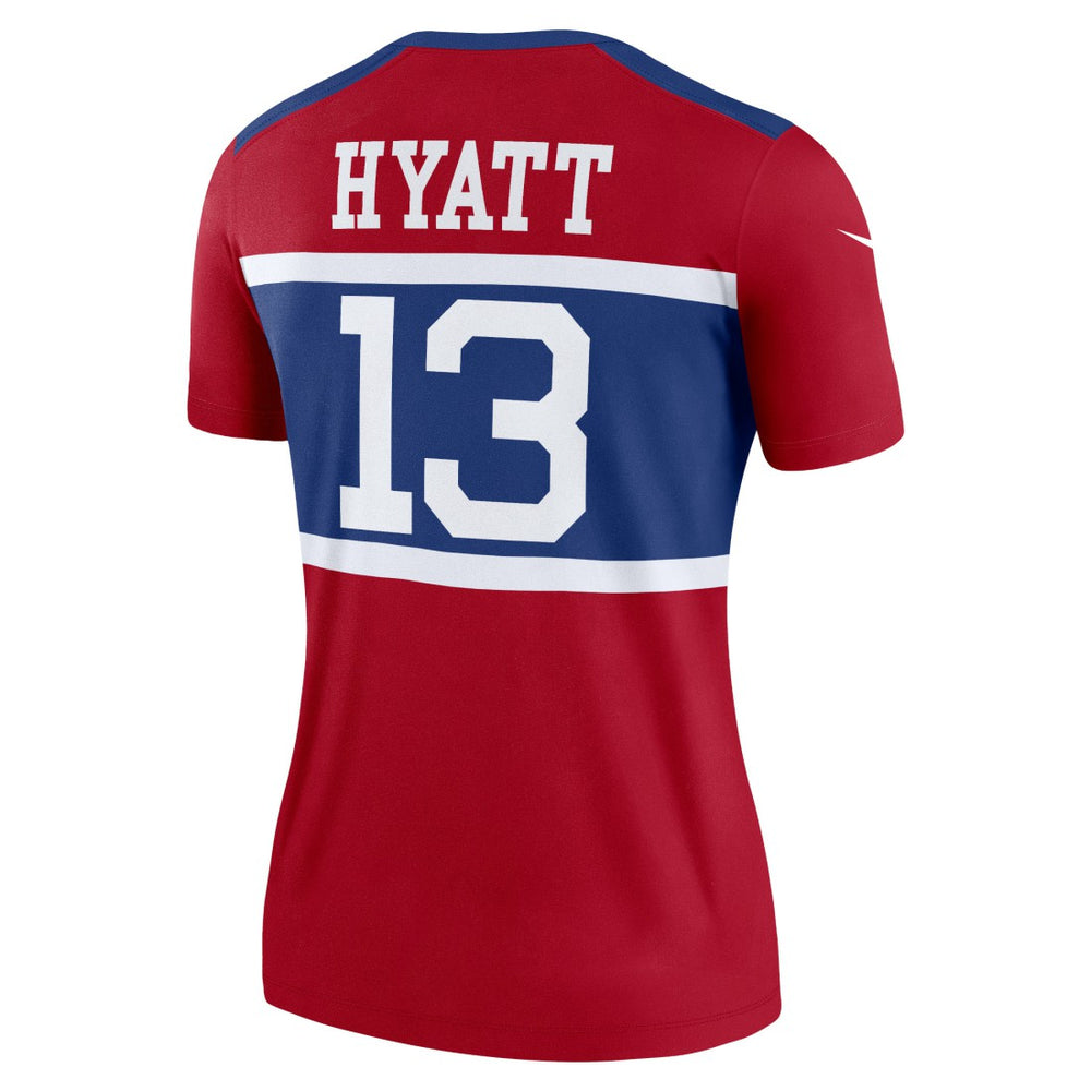 Nike Jalin Hyatt New York Giants Women's Alternate Legend Player Performance Top Red