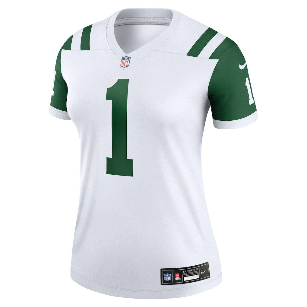 Nike Ahmad Sauce Gardner New York Jets Women's Alternate Legend Player Performance Top Classic Alternate White