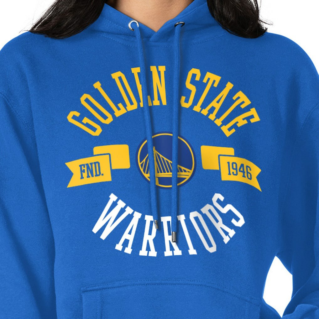 Golden State Warriors G-III 4Her by Carl Banks Women's City Pullover Hoodie Royal