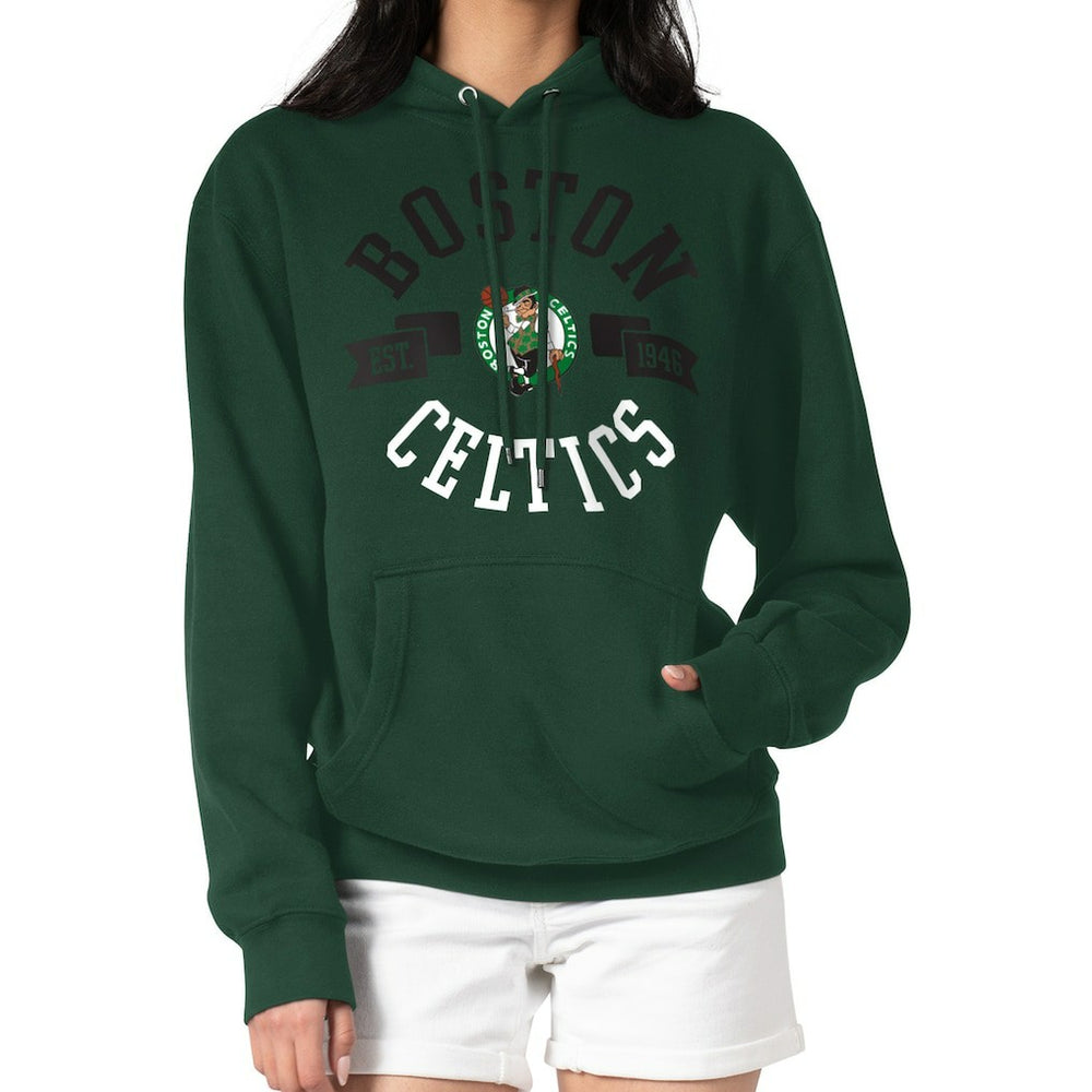 Boston Celtics G-III 4Her by Carl Banks Women's City Pullover Hoodie Green