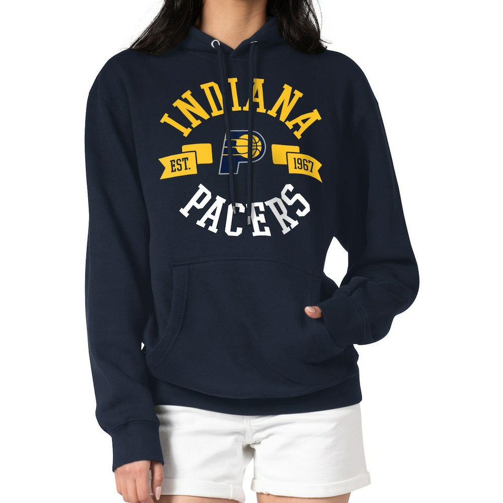 Indiana Pacers G-III 4Her by Carl Banks Women's City Pullover Hoodie Navy