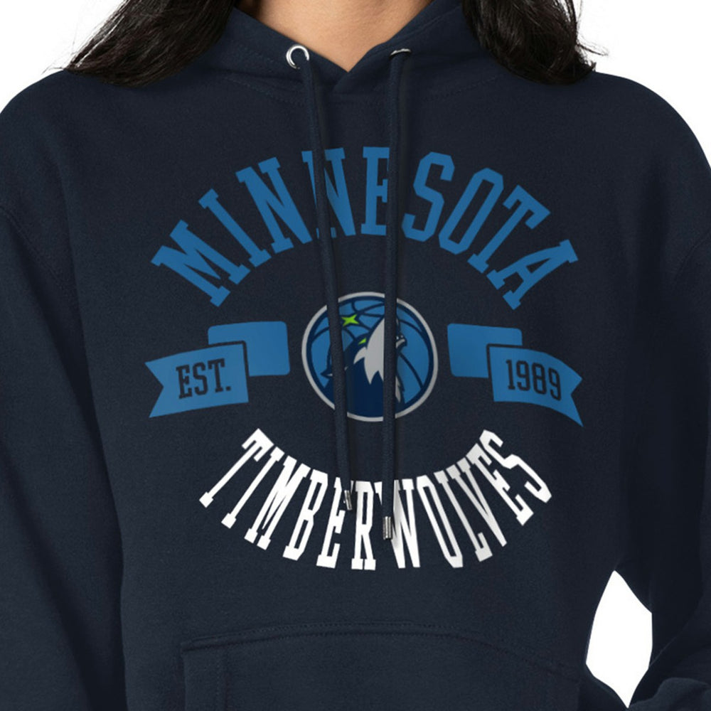 Minnesota Timberwolves G-III 4Her by Carl Banks Women's City Pullover Hoodie Navy