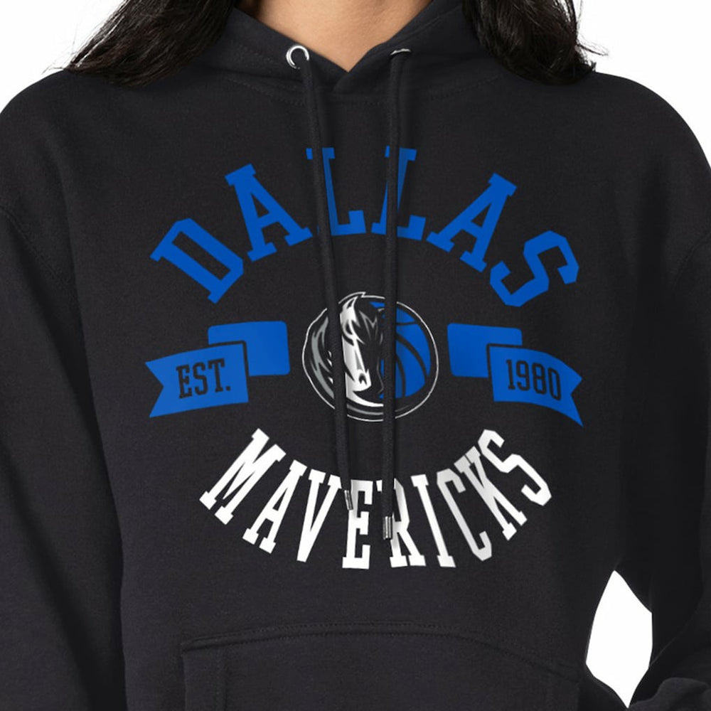 Dallas Mavericks G-III 4Her by Carl Banks Women's City Pullover Hoodie Black