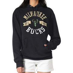 Milwaukee Bucks G-III 4Her by Carl Banks Women's City Pullover Hoodie Black