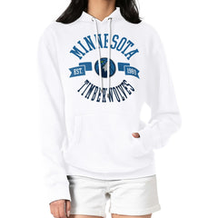 Minnesota Timberwolves G-III 4Her by Carl Banks Women's City Pullover Hoodie White
