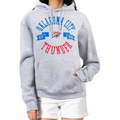 Oklahoma City Thunder G-III 4Her by Carl Banks Women's City Pullover Hoodie Heather Gray