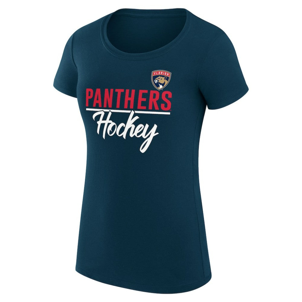 Florida Panthers G-III 4Her by Carl Banks Women's Super-Slim Fit Lightweight Team Sport T-Shirt - Navy - NHL 200602511
