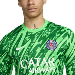Paris Saint-Germain 2024/25 Goalkeeper Replica Stadium Long Sleeve Jersey Green - Nike sale