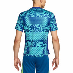 Brazil National Team 2024 Academy Pro Pre-Match Top Blue - Nike Discount