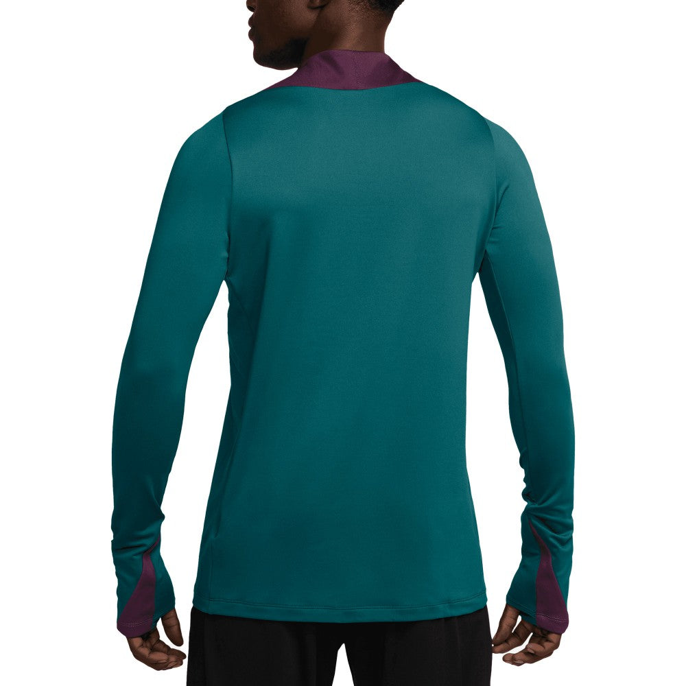 Paris Saint-Germain 2024/25 Strike Drill Performance Quarter-Zip Long Sleeve Top Teal - Nike sale