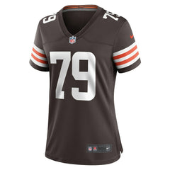 Nike Dawand Jones Cleveland Browns Women's Team Game Jersey Brown