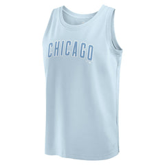 Chicago Cubs Fanatics Elements Tank Top - Light Blue - Fanatics on Sale