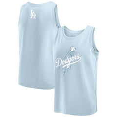 Los Angeles Dodgers Fanatics Elements Tank Top - Light Blue - Fanatics on Sale