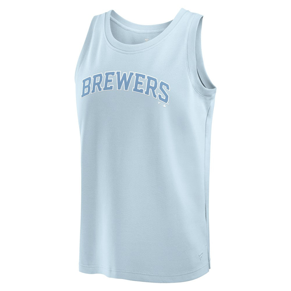 Milwaukee Brewers Fanatics Elements Tank Top - Light Blue - Fanatics on Sale