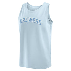 Milwaukee Brewers Fanatics Elements Tank Top - Light Blue - Fanatics on Sale