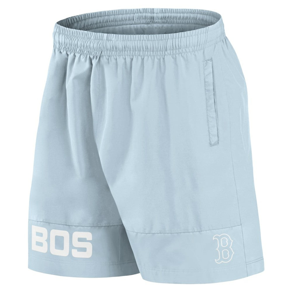 Boston Red Sox Fanatics Elements Swim Shorts - Light Blue - Fanatics Sale