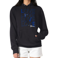 St. Louis Blues G-III 4Her by Carl Banks Women's Hockey Love Fleece Pullover Hoodie - Black - NHL 200607234