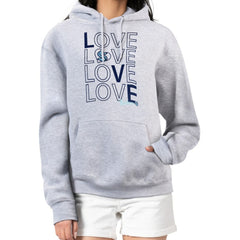 Seattle Kraken G-III 4Her by Carl Banks Women's Hockey Love Fleece Pullover Hoodie - Gray - NHL 200607269