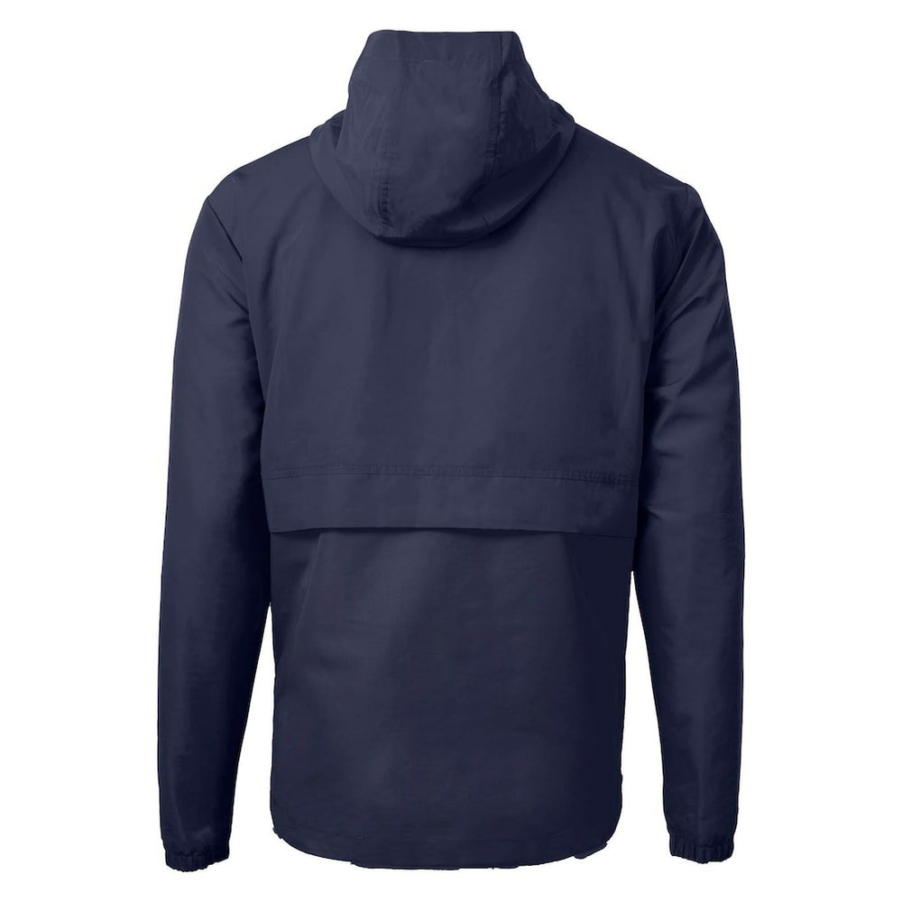 Miami Dolphins Cutter & Buck Charter Eco Recycled Anorak Half-Zip Jacket Blue