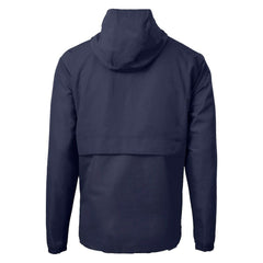Seattle Seahawks Cutter & Buck Charter Eco Recycled Anorak Half-Zip Jacket Navy