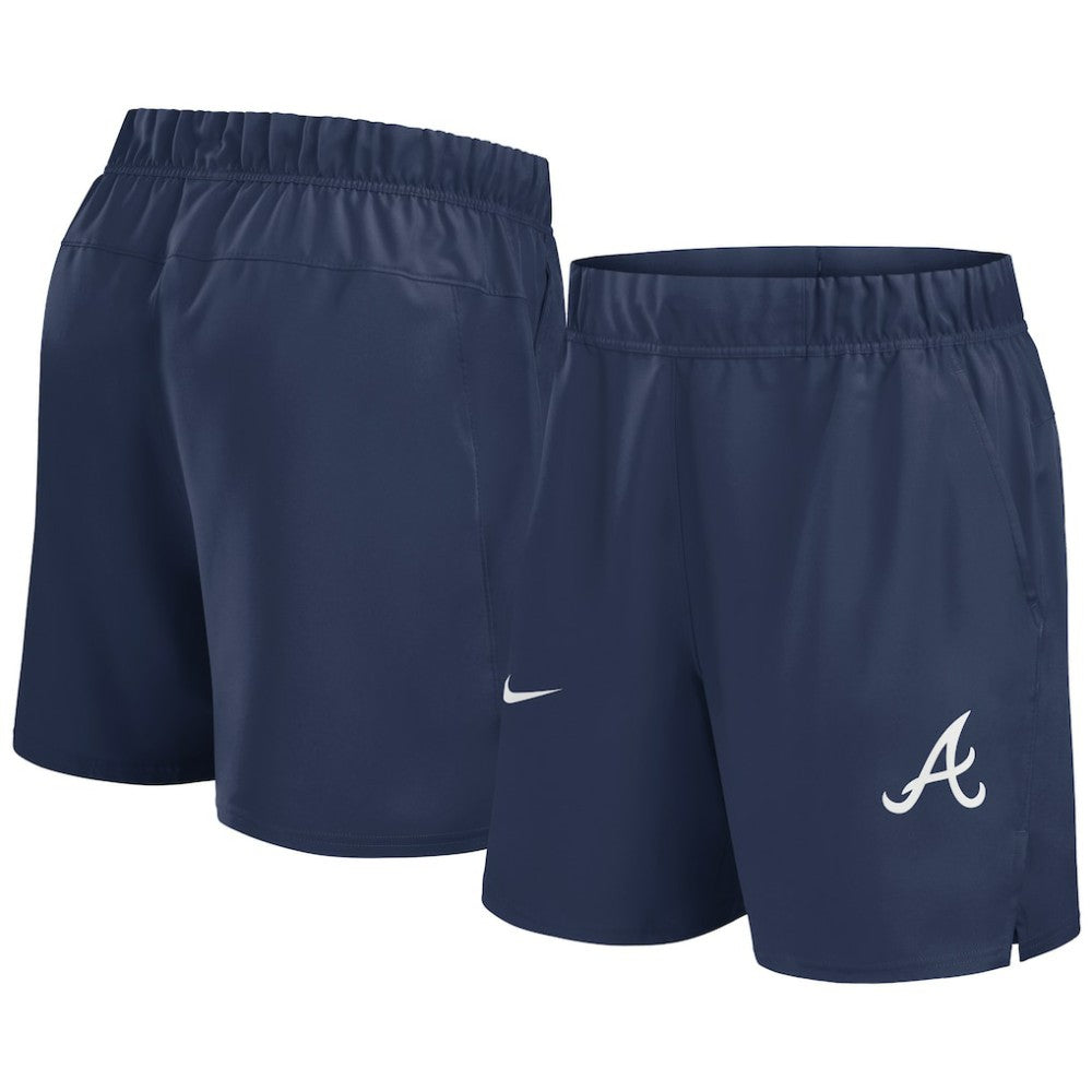 Atlanta Braves Nike Woven Victory Dri-FIT Shorts - Navy - Nike Lifestyle