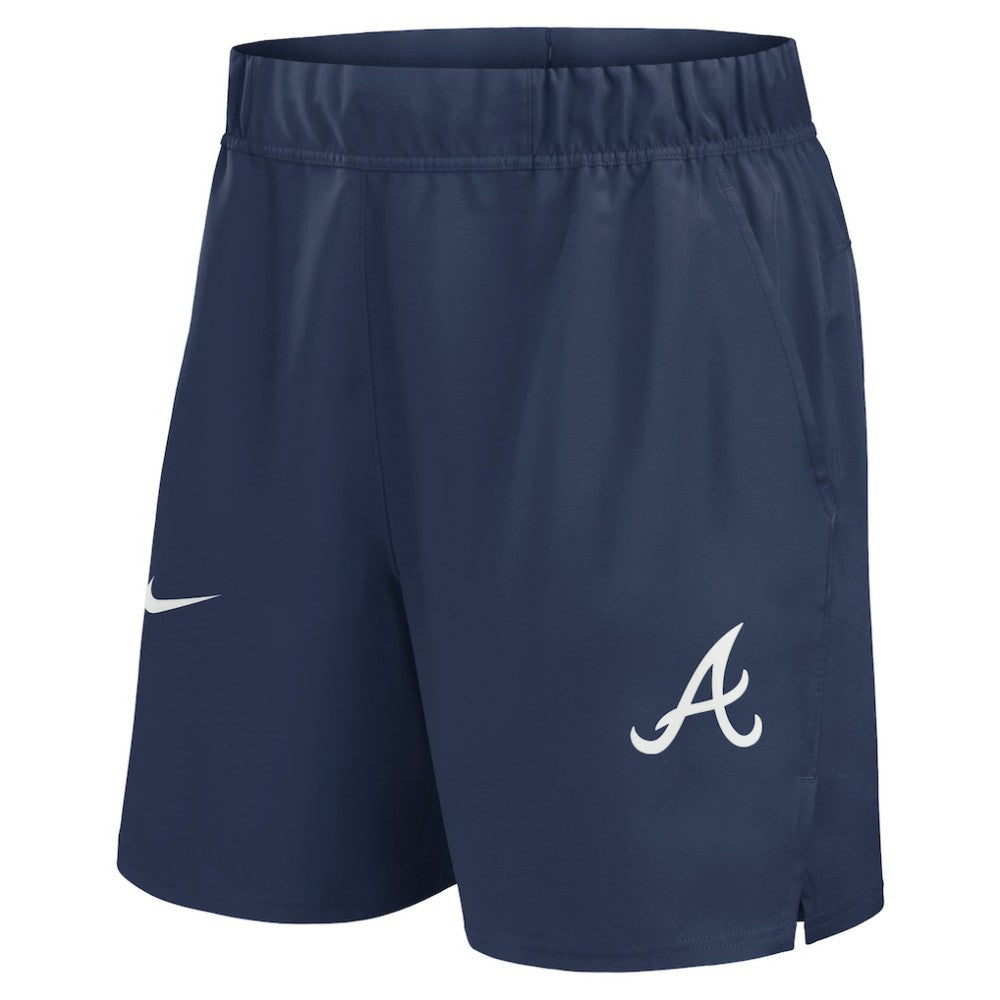 Atlanta Braves Nike Woven Victory Dri-FIT Shorts - Navy - Nike Lifestyle